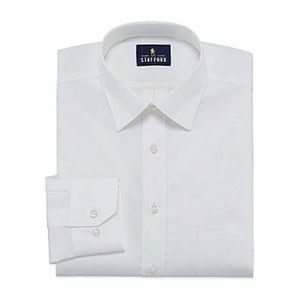 Satfford size 17.5 Button down NWT White